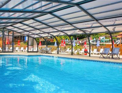 Aquatique parc in Dordogne at la Pelonie Campsite