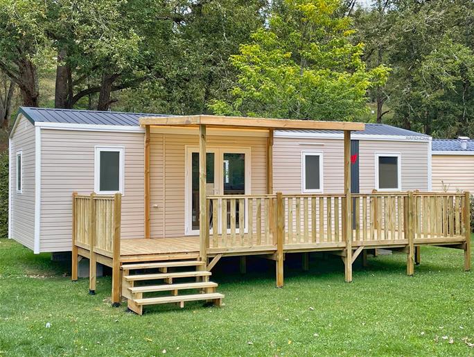 La Pélonie - Mobil-home HAUTEFORT outdside